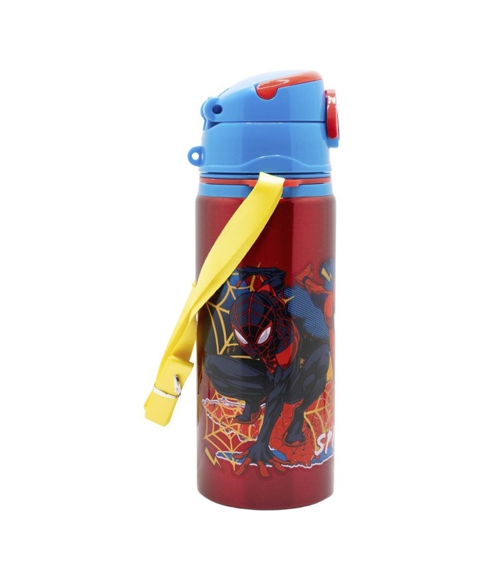 Botelha Pop Up de Alumínio com Correia 730 ml Spider-Man