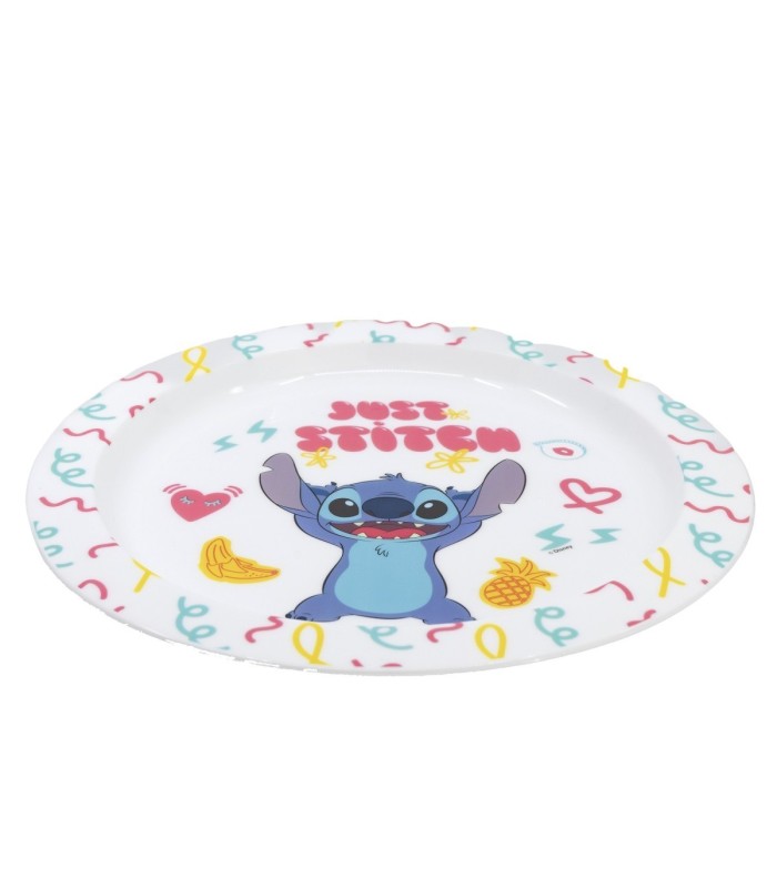 Prato Micro Stitch Palms – Prato Infantil Reutilizável