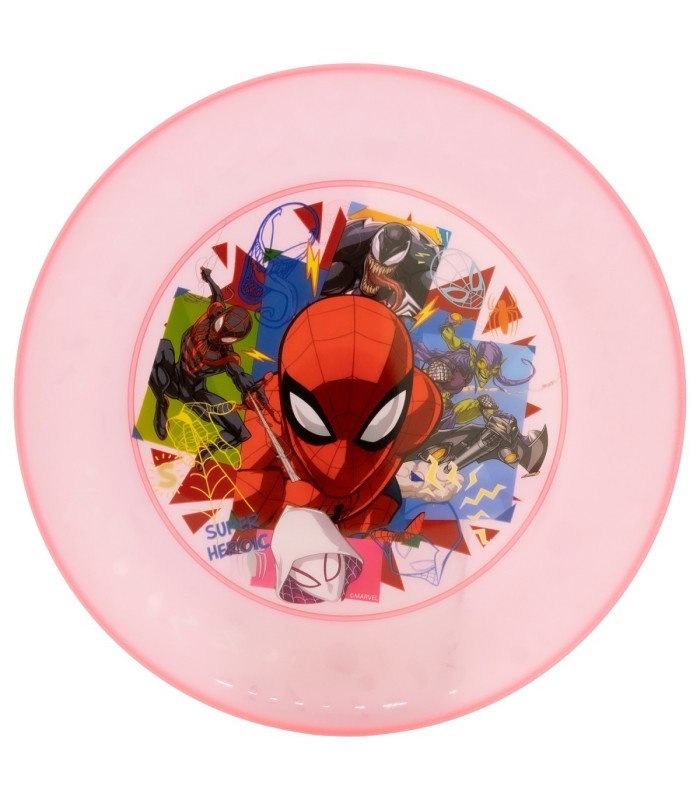 Conjunto 4 PCS Pratos PP Spider-Man
