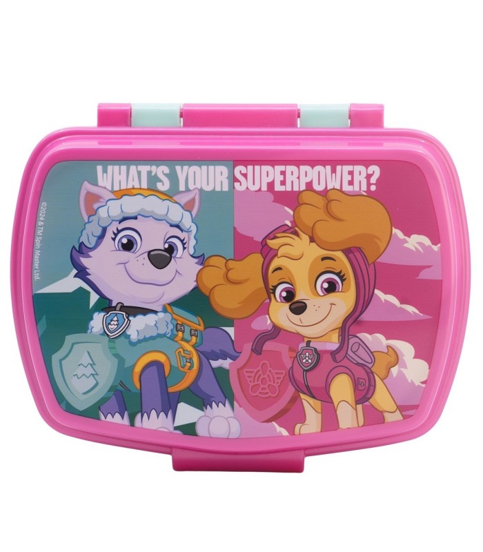 Fiambrera Rectangular Patrulha Canina Menina Superpoderes