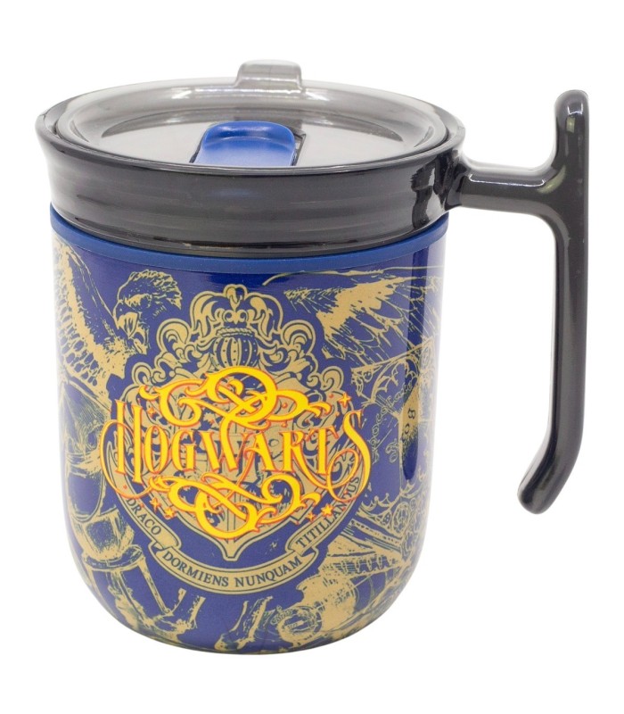Caneca Harmony Dupla Parede com Tampa 470 ml Harry Potter