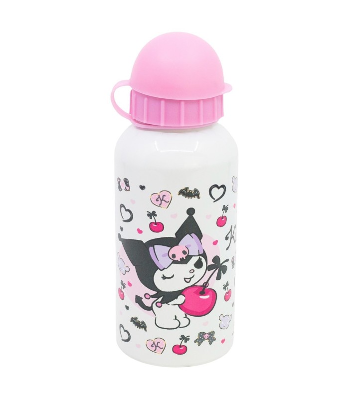 Garrafa de Alumínio Kuromi 400 ml para Crianças