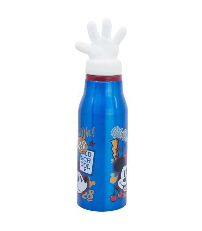 GARRAFA DE ALUMÍNIO MICKEY MOUSE 690 ML COM FIGURA 3D