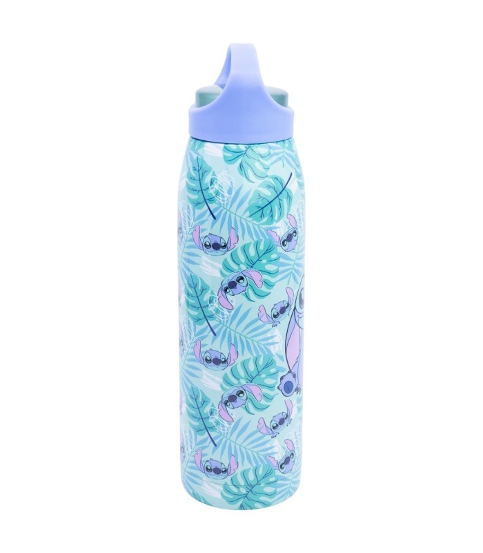 Botelha Glam Termo Aço Inoxidável 665 ml Stitch Aloha