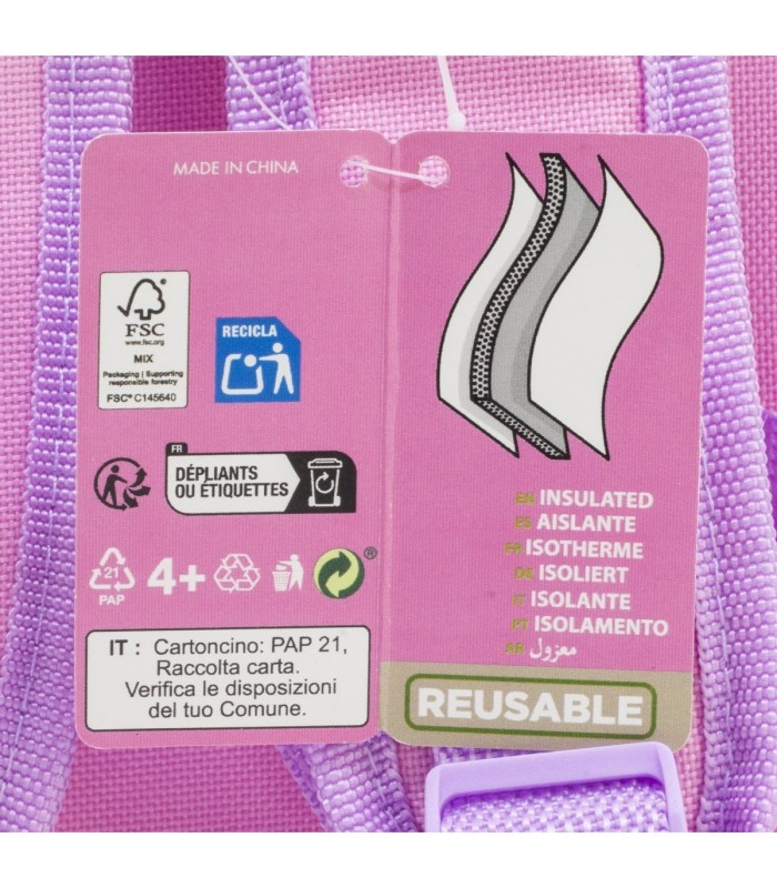 Mochila Térmica Hello Kitty para Lanche Infantil