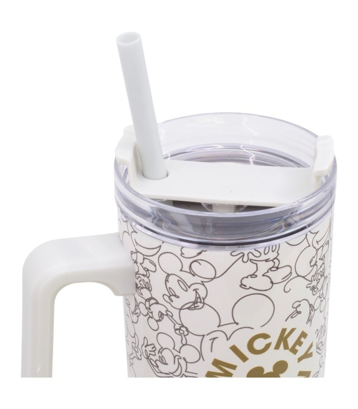 Caneca Termo XL Inox 920 ml Mickey Mouse
