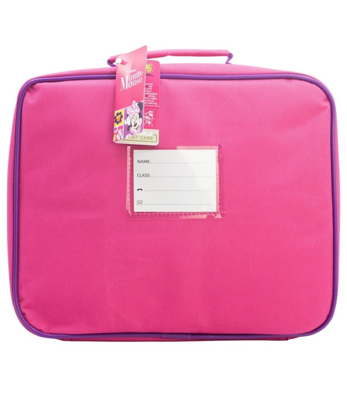Bolsa Merenda Isolante Retangular Minnie Mouse Bold Florals