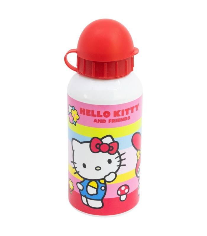 Garrafa de Alumínio 400 ml Hello Kitty e Amigos