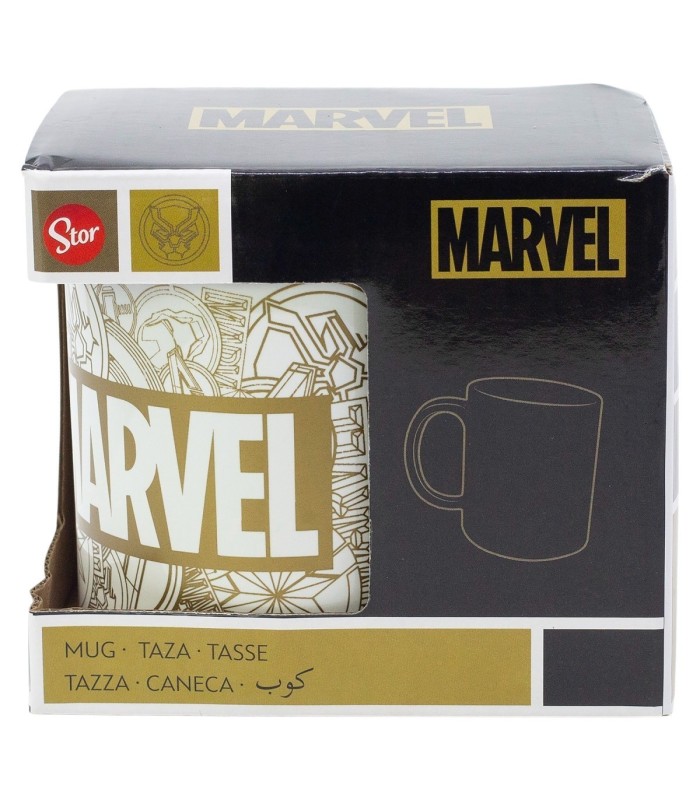 Caneca Cerâmica 325 ml em Caixa de Presente Marvel