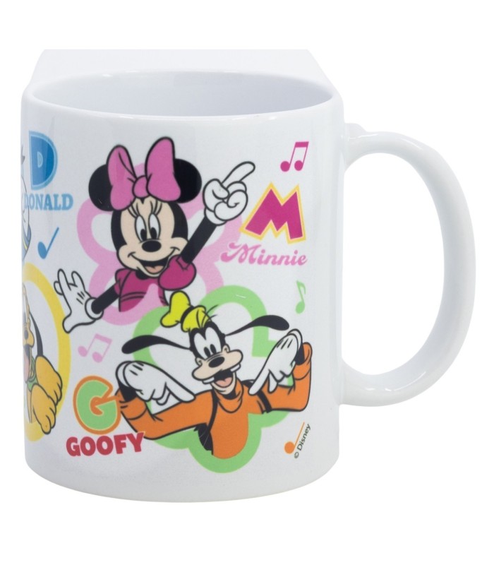 Caneca Cerâmica 325 ml Mickey e Amigos Musical