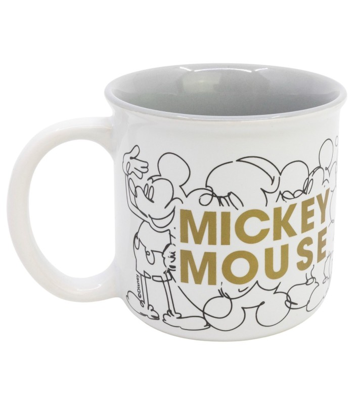 Caneca Cerâmica Café da Manhã 400 ML em Caixa Presente Mickey Mouse