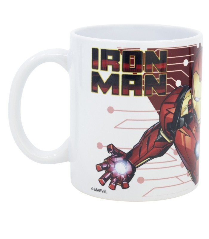 Caneca Cerâmica 325 ml Avengers Ironman em Caixa
