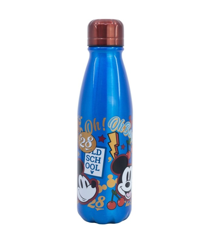Garrafa de Alumínio Infantil 600 ml Mickey Verdadeiro Campeão
