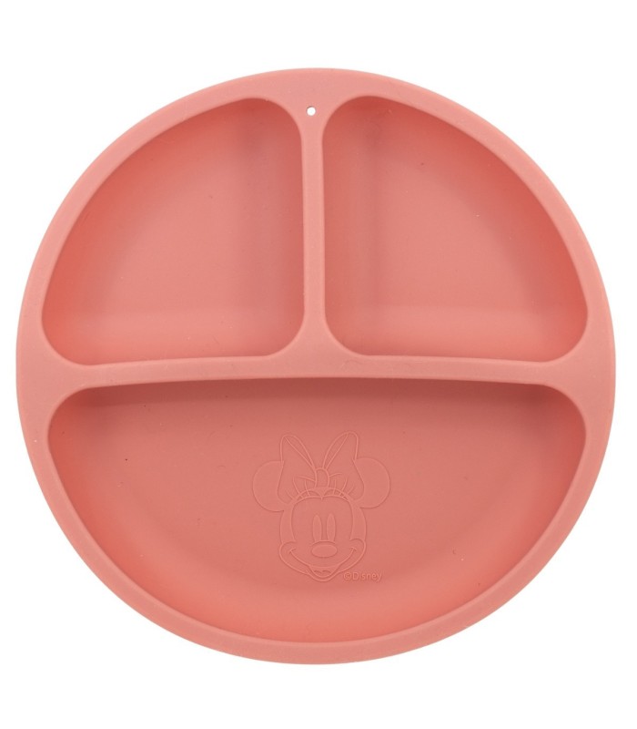 Prato Dividido de Silicone Minnie Mouse - Disney Baby
