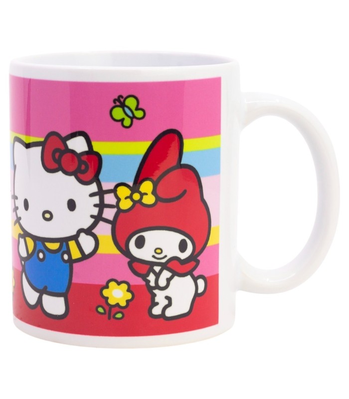Caneca Cerâmica Hello Kitty e Amigos 325 ml