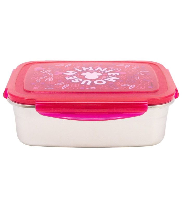 Minnie Mouse Sanduicheira Retangular em Aço Inoxidável 1090 ml
