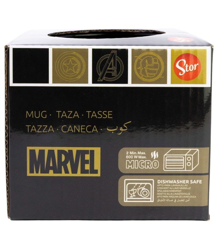 Caneca Cerâmica Globe 380 ml Marvel Golden Treasure