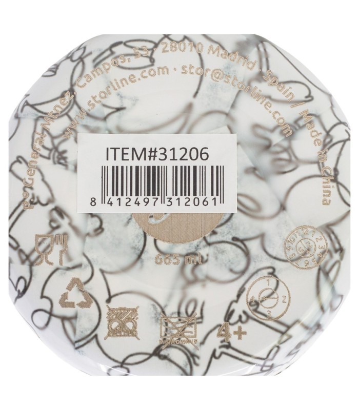 Garrafa Glam Térmica Aço Inoxidável 665 ml Mickey Mouse