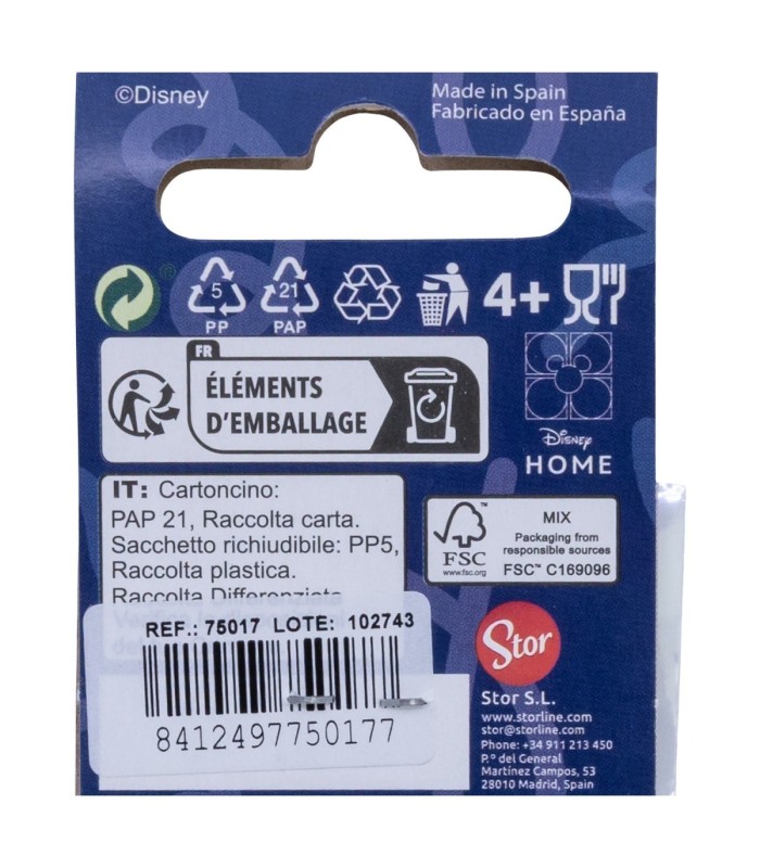SET DE 2 CUBERTOS STITCH PALMS (COLHER E GARFO)