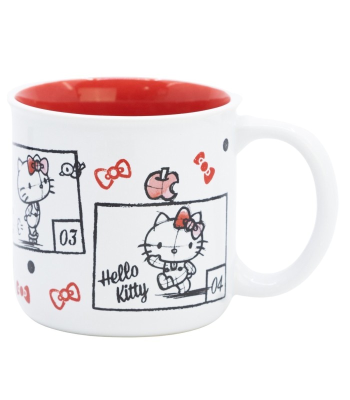 Caneca Cerâmica 400 ml Hello Kitty em Caixa de Presente