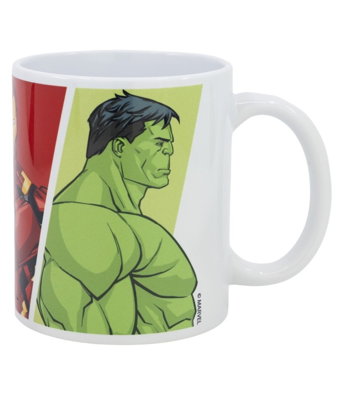Caneca Cerâmica Avengers 325 ml em Caixa