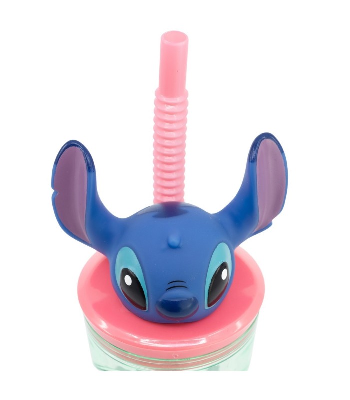 Copo 3D 360 ml Stitch Flores