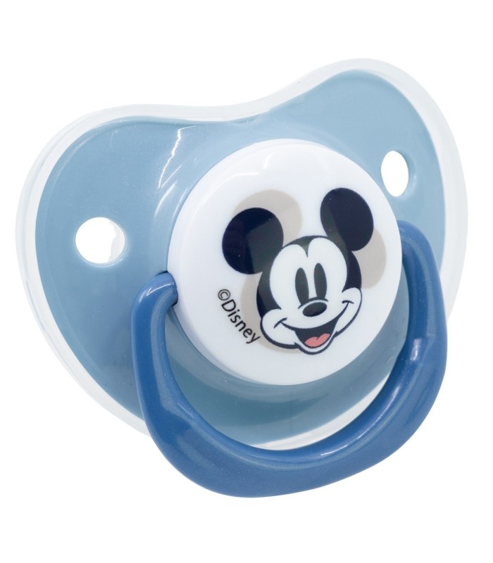 SET 2 CHUPETAS SILICONE ANATÓMICO MICKEY MOUSE