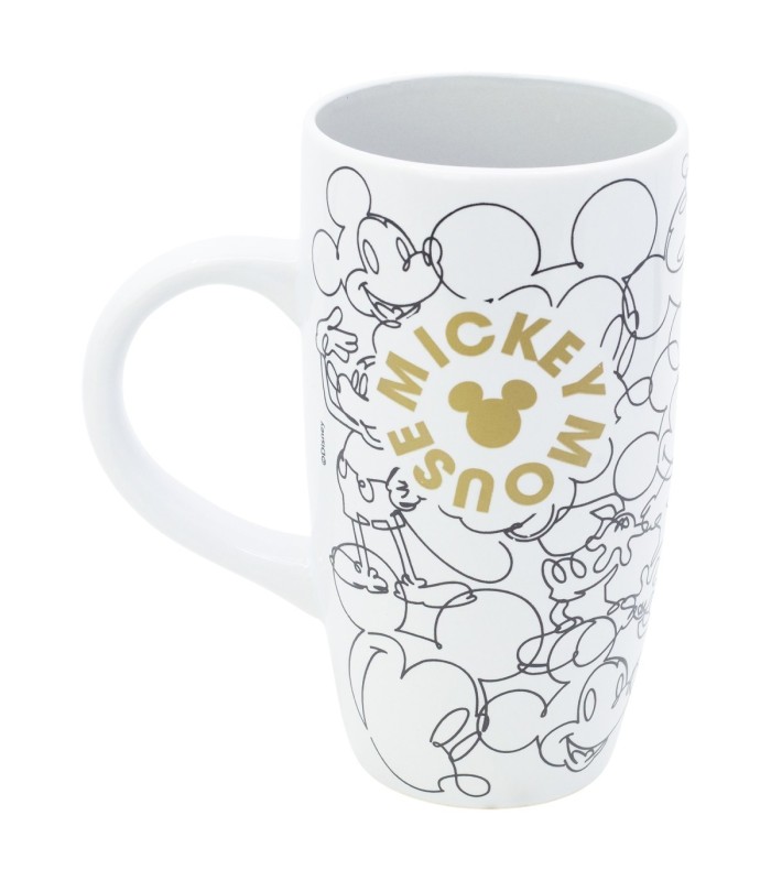 Caneca de Cerâmica Latte 695 ml Mickey Mouse em Caixa de Presente