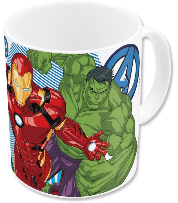 Caneca Cerâmica Avengers 325 ml em Caixa – Vamos Lá
