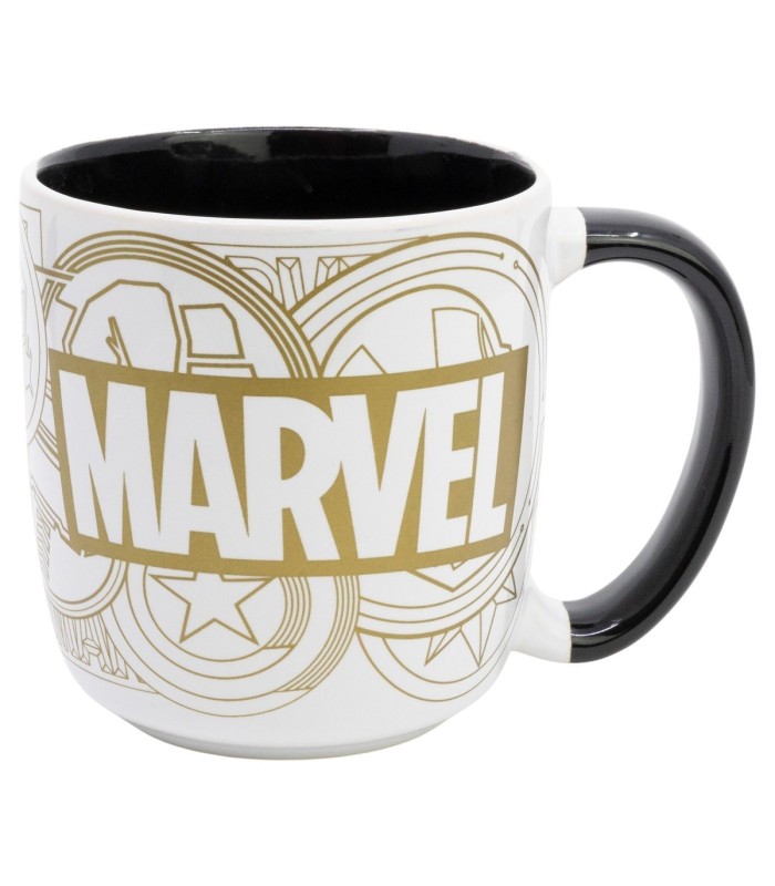 Caneca Cerâmica Elite 380 ml Marvel Golden Treasure