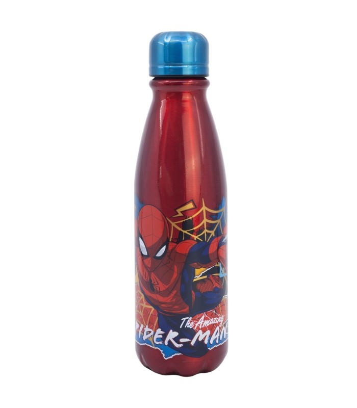 Garrafa de Alumínio Infantil 600 ml Spider-Man