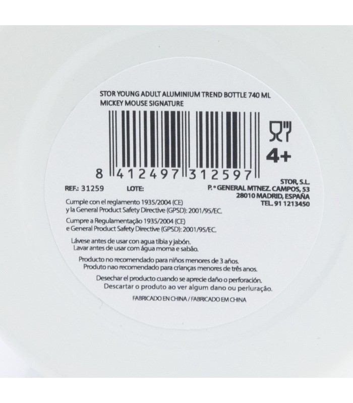 Garrafa de Alumínio Mickey Mouse 740 ML