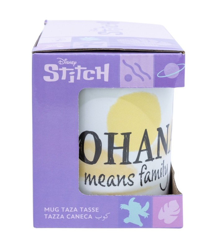 Caneca Cerâmica 325 ml em Caixa de Presente Stitch & Angel