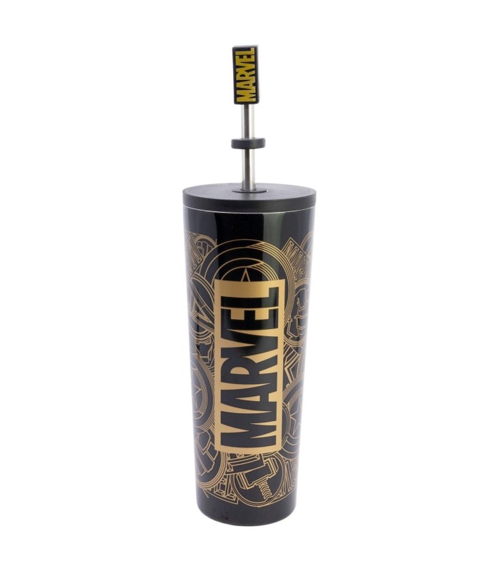 Copo Térmico Inox 770 ml Avengers Golden Treasure