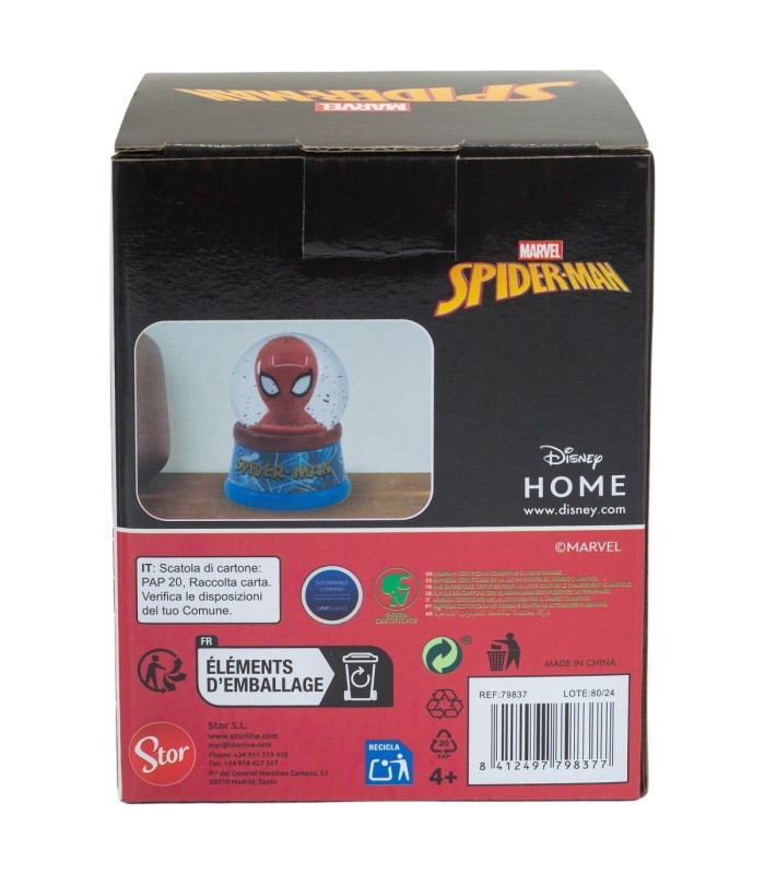 Globo de Neve Spider-Man em Caixa de Presente