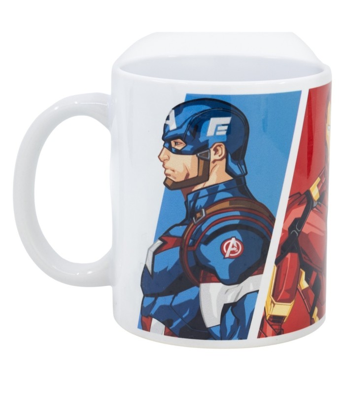 Caneca Cerâmica Avengers 325 ml em Caixa