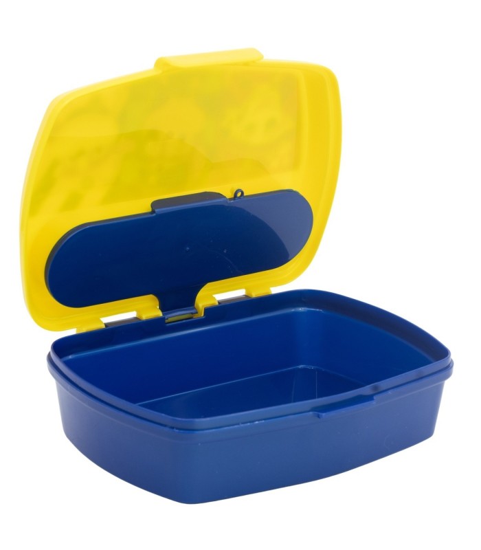 Fiambrera Retangular Patrulha Canina com Talheres