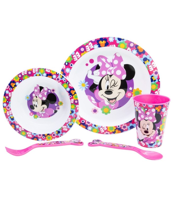 Conjunto Infantil 5 PCS Minnie Bold Florals