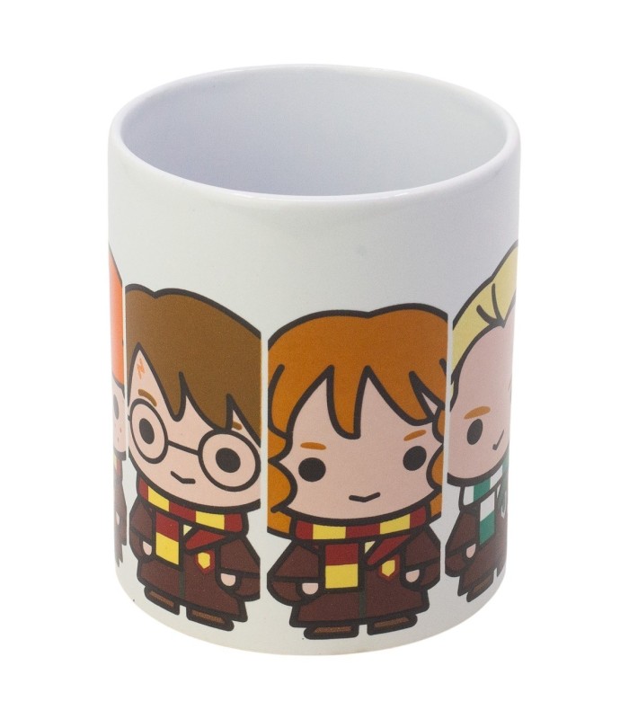 Conjunto de Meias e Caneca Cerâmica 325 ml Harry Potter Chibi