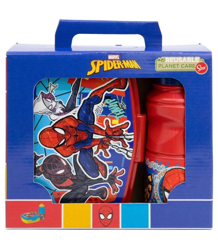 Conjunto Spider-Man: Fiambrera e Garrafa Sport 380 ml