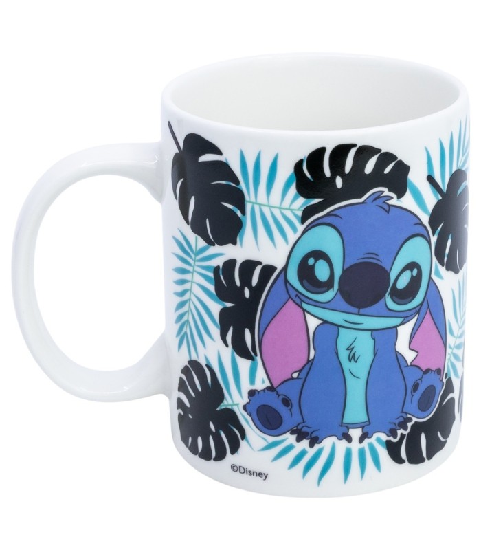 Caneca Cerâmica 325 ml Mudança de Cor Stitch Aloha