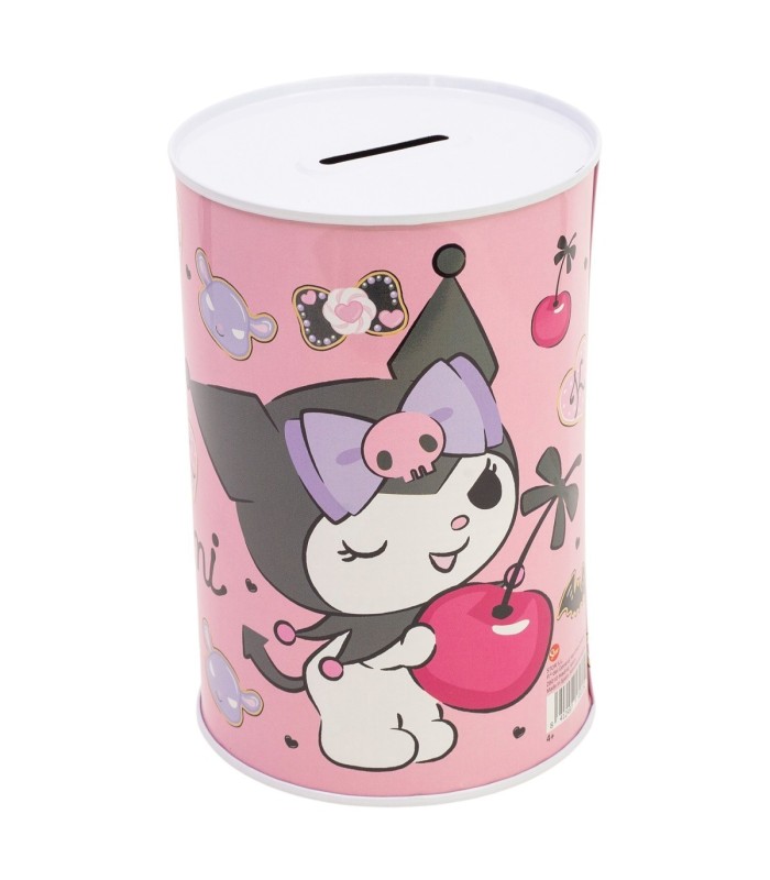 Poupança Metálica Kuromi para Crianças