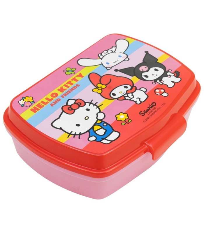 Fiambrera Retangular Hello Kitty e Amigos