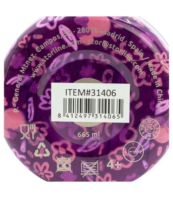 Garrafa Termo Aço Inoxidável 665 ml Minnie Mouse Cherrylicious