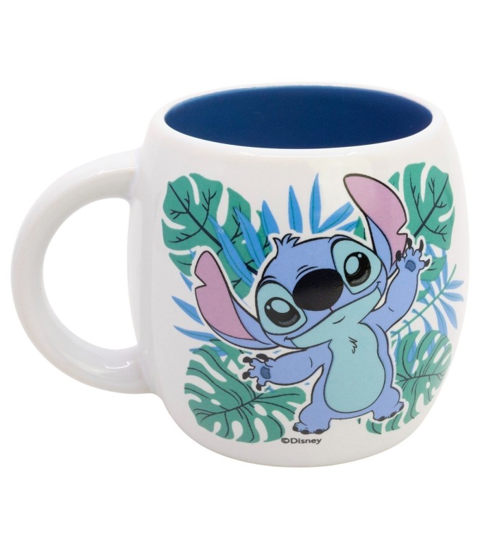 Caneca Cerâmica Globe 380 ml Stitch Aloha em Caixa de Presente