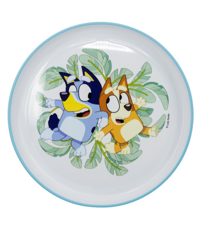Prato Antideslizante Premium Bicolor Bluey