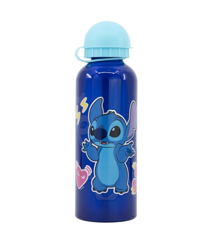 Botelha de Alumínio Alta 530 ml Stitch Palms