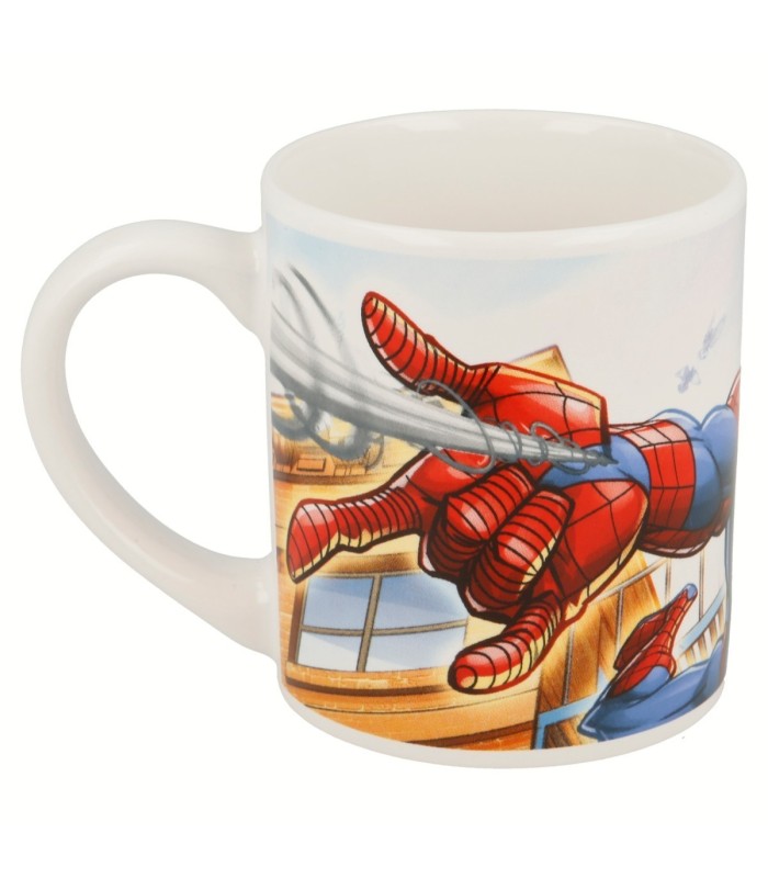 Conjunto de Cerâmica Spiderman (Prato, Tigela, Caneca) em Caixa