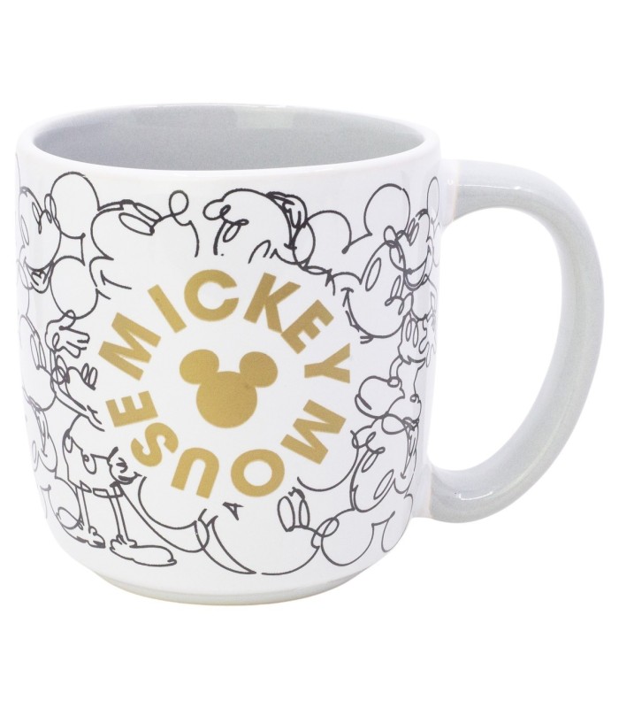 Caneca Cerâmica Elite 380 ml Mickey Mouse - Caixa de Presente