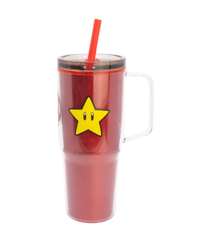 Caneca Cool Basic Dupla Parede 860 ml Super Mario